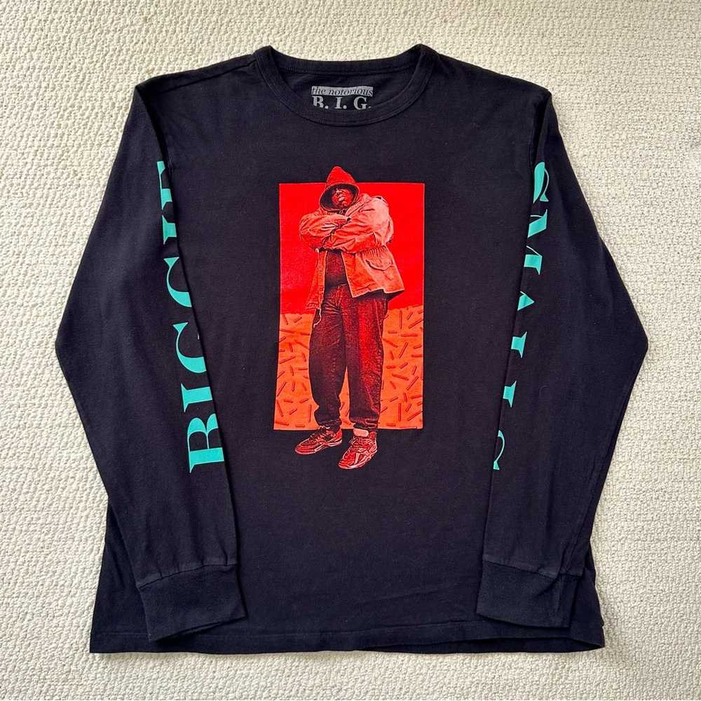 Retro The Notorious B.I.G Graphic Long Sleeve